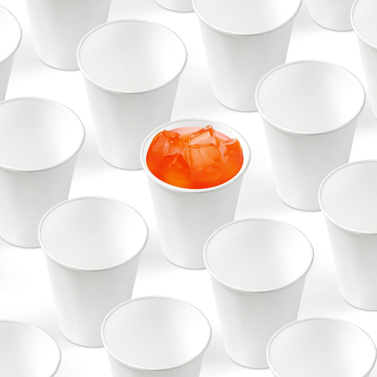 Fitsu white Paper Coffee&Water Cups