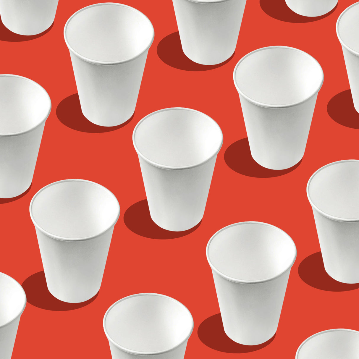 Fitsu white Paper Coffee&Water Cups