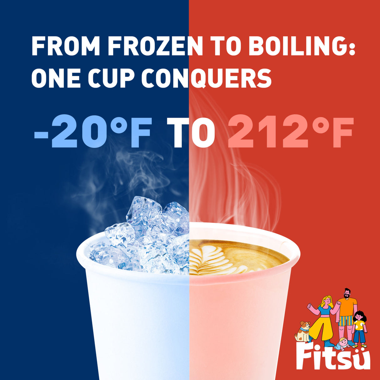 Fitsu white Paper Coffee&Water Cups